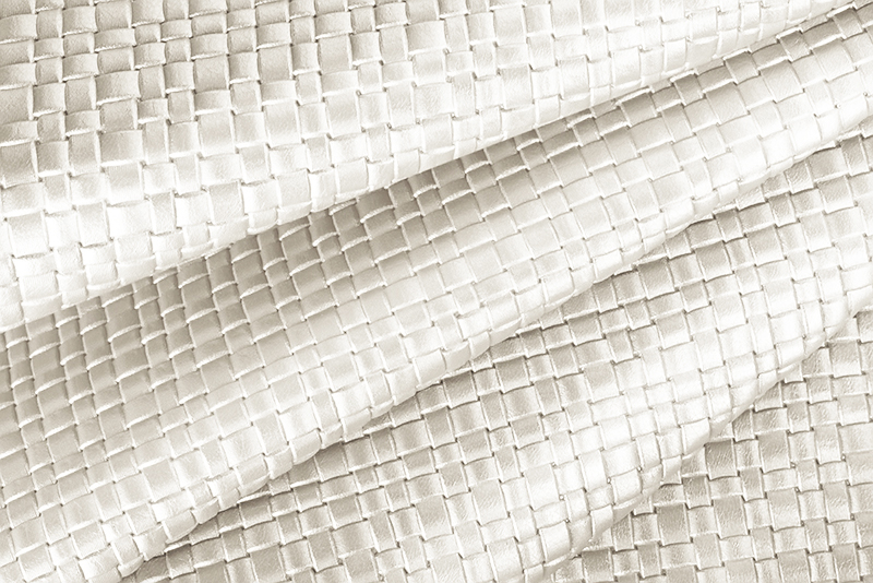 Metallic leather : off white Magnetic Braided - Customization F. KOOIJMAN Paris